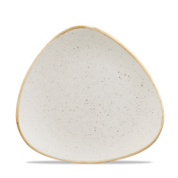19.2cm Stonecast Barley White Triangle Plate